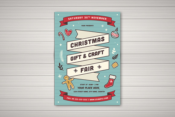 Christmas Fair Flyer in Flyer Templates - product preview 1