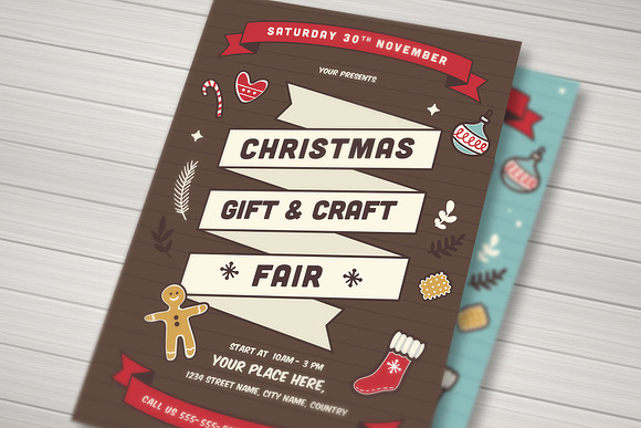Christmas Fair Flyer in Flyer Templates - product preview 2