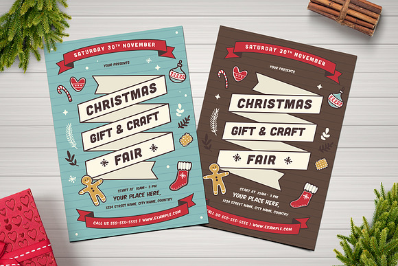 Christmas Fair Flyer in Flyer Templates - product preview 3