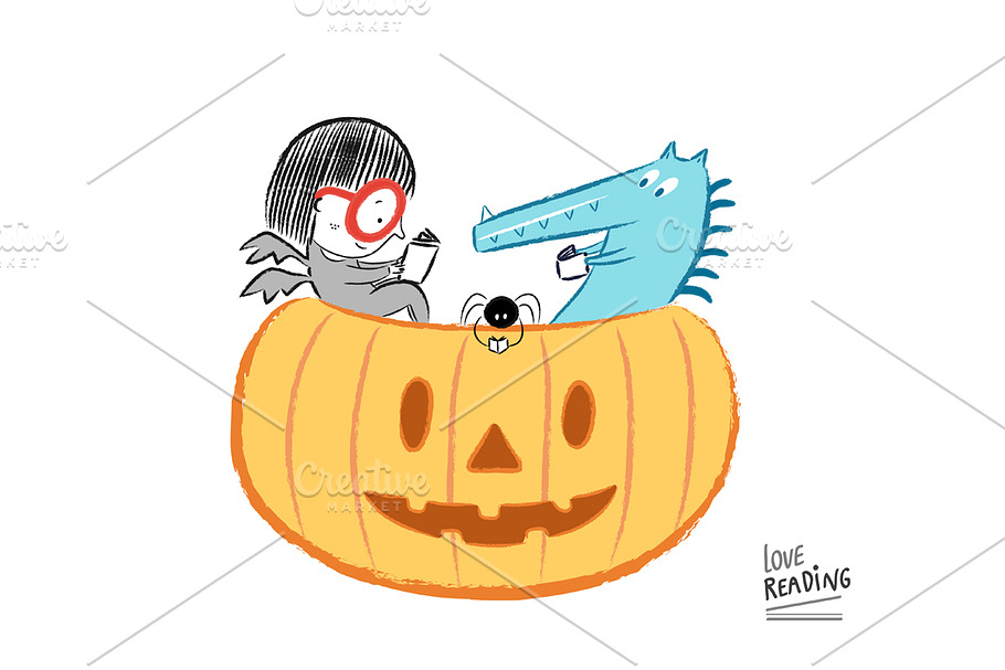 LOve Reading! On Halloween in Illustrations - product preview 8