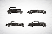 14 icons of retro cars