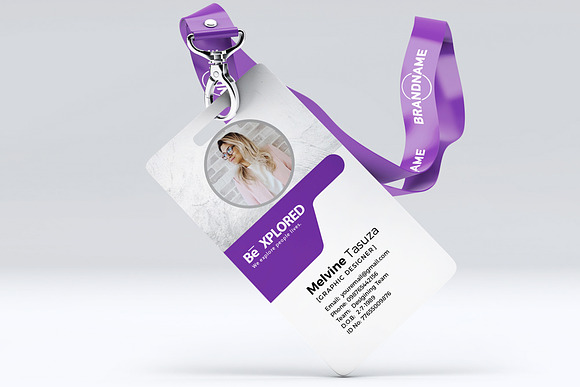 Corporate ID Card Template 03 in Stationery Templates - product preview 2