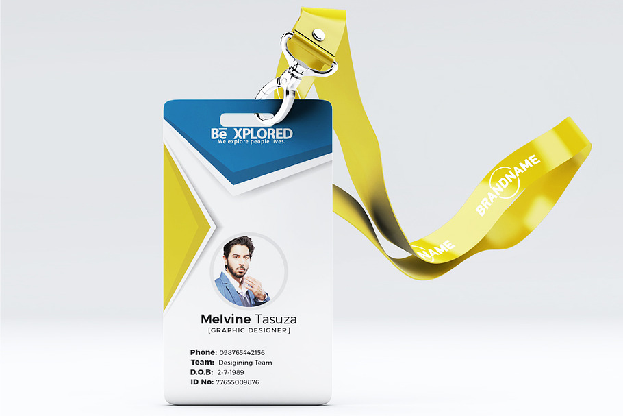 Security ID Card Template 06