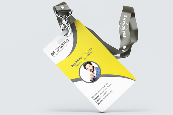 ID Card Psd Template 08 in Stationery Templates - product preview 2