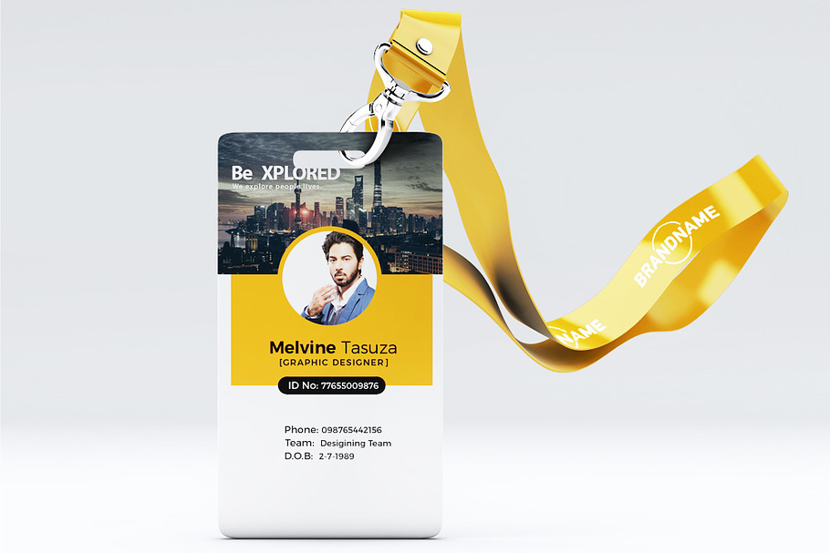 Business ID Card 09 in Stationery Templates - product preview 8