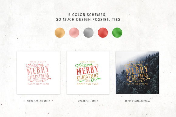 ANIMATED Christmas Posts – Metallic in Instagram Templates - product preview 2