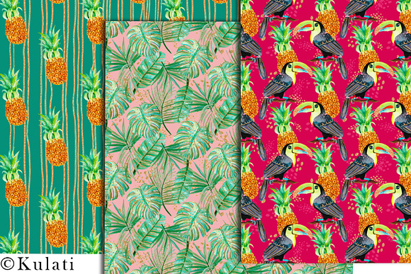 Tropical Bird Patterns Papers in Patterns - product preview 3
