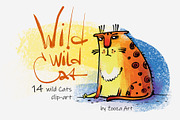 Wild Wild Cat - 14 illustrations