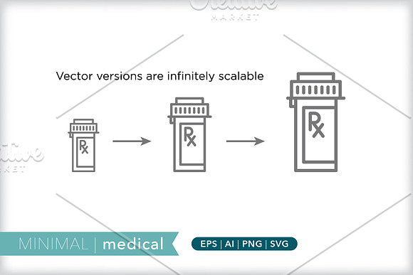 Minimal medical icons in Graphics - product preview 3