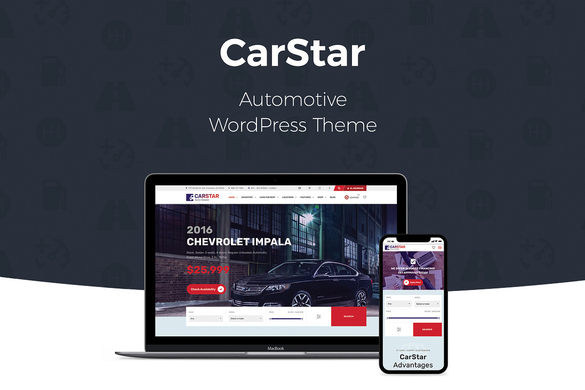 CarStar - Automotive WordPress Theme in WordPress Business Themes - product preview 8