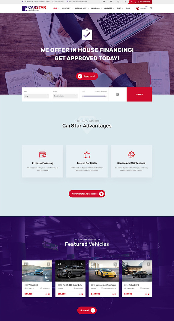 CarStar - Automotive WordPress Theme in WordPress Business Themes - product preview 4