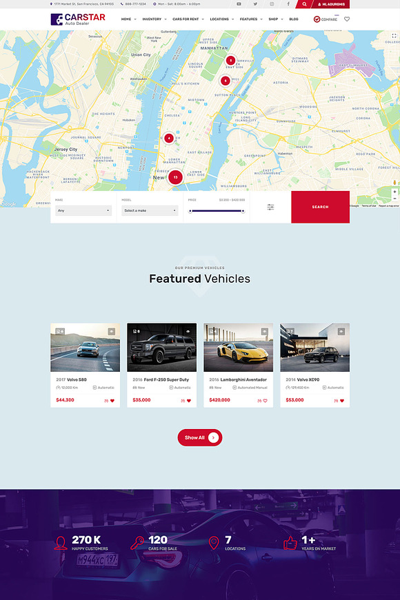 CarStar - Automotive WordPress Theme in WordPress Business Themes - product preview 6
