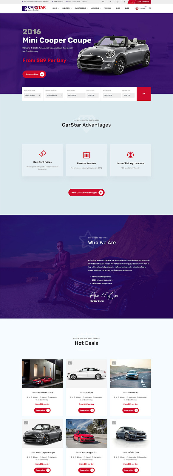 CarStar - Automotive WordPress Theme in WordPress Business Themes - product preview 10