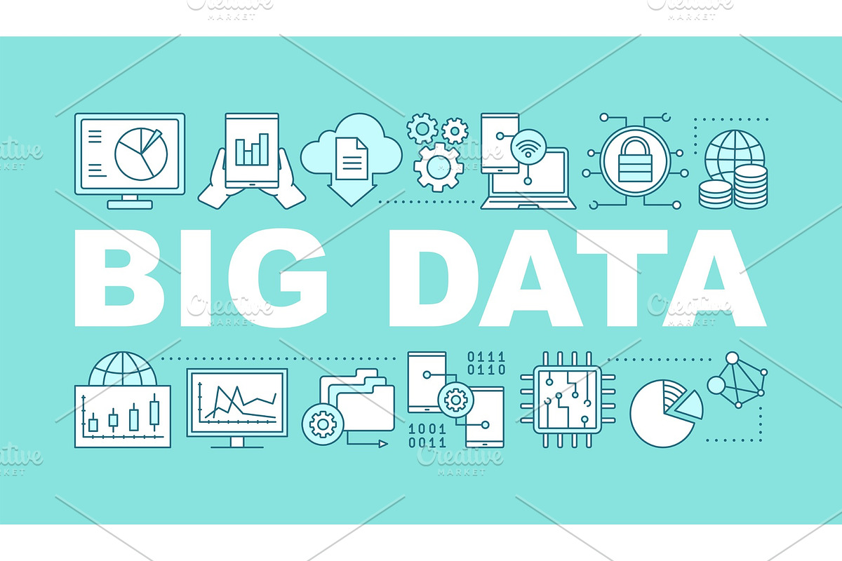Big data word concepts banner in Product Mockups - product preview 8