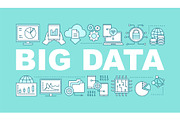 Big data word concepts banner