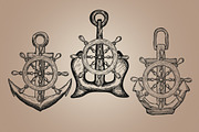 Vintage Marine Anchor