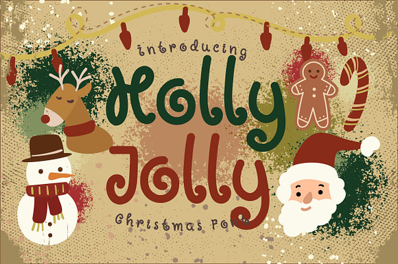 Holly Jolly Font in Script Fonts - product preview 4