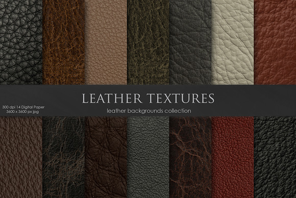 Leather Textures - BUNDLE in Textures - product preview 2