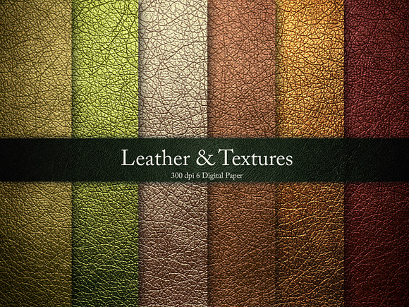 Leather Textures - BUNDLE in Textures - product preview 5