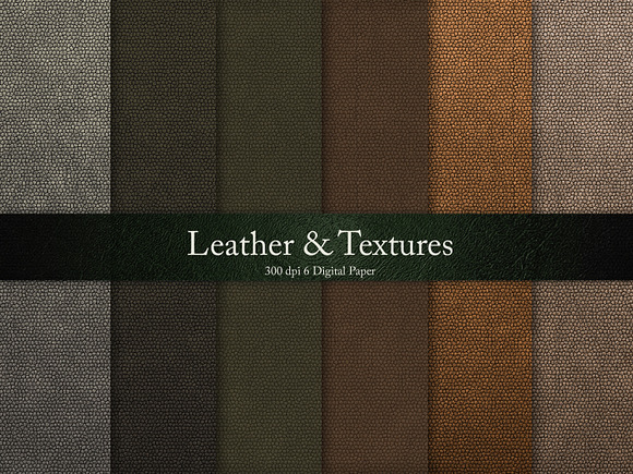 Leather Textures - BUNDLE in Textures - product preview 9
