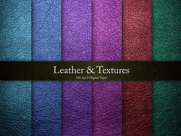 Leather Textures - BUNDLE in Textures - product preview 10