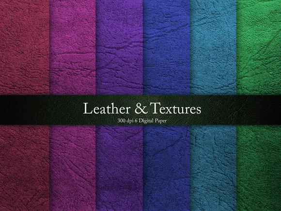 Leather Textures - BUNDLE in Textures - product preview 14