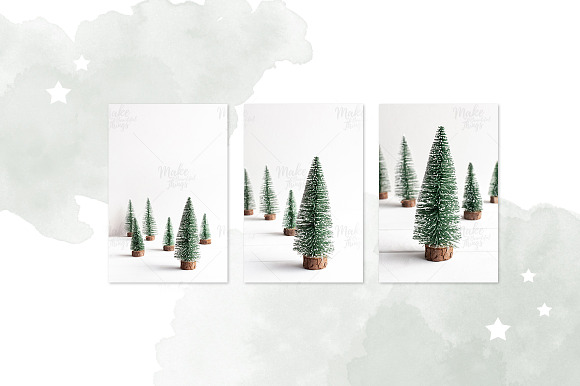 Bundle / Christmas trees  in Product Mockups - product preview 1