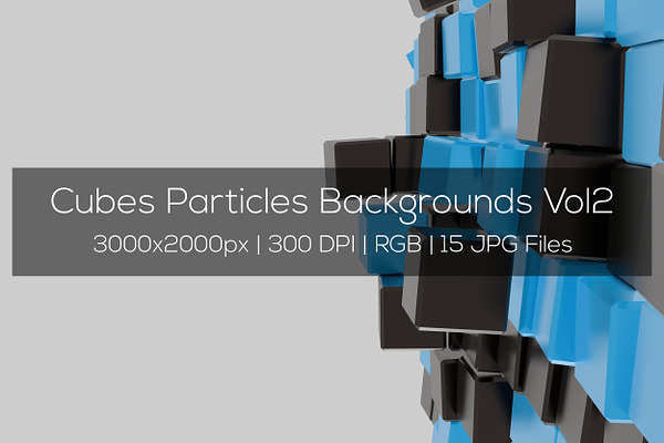 Cubes Particles Backgrounds Vol2