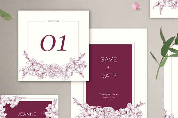 Phoenician Suite in Wedding Templates - product preview 1