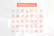 Wedding & Valentine Icon Set