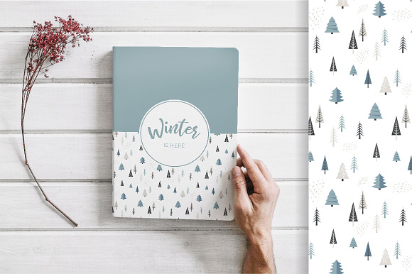 Cosy Winter Patterns in Illustrations - product preview 2