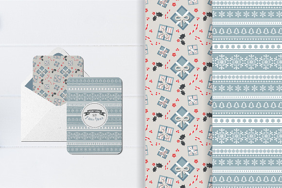 Cosy Winter Patterns in Illustrations - product preview 5