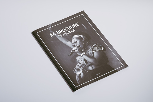A4 Magazine | Brochure Mock-up in Print Mockups - product preview 1