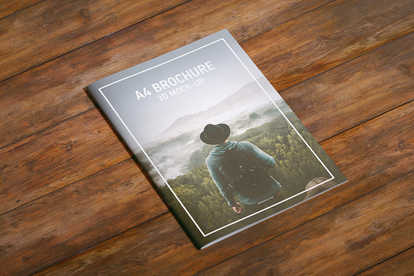 A4 Magazine | Brochure Mock-up in Print Mockups - product preview 2