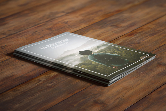 A4 Magazine | Brochure Mock-up in Print Mockups - product preview 4