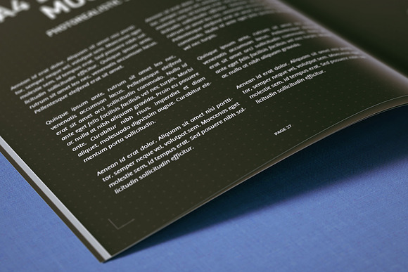 A4 Magazine | Brochure Mock-up in Print Mockups - product preview 13