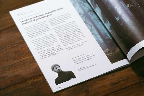 A4 Magazine | Brochure Mock-up in Print Mockups - product preview 16