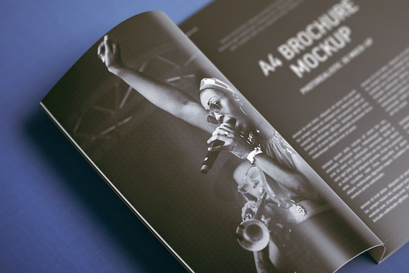 A4 Magazine | Brochure Mock-up in Print Mockups - product preview 17