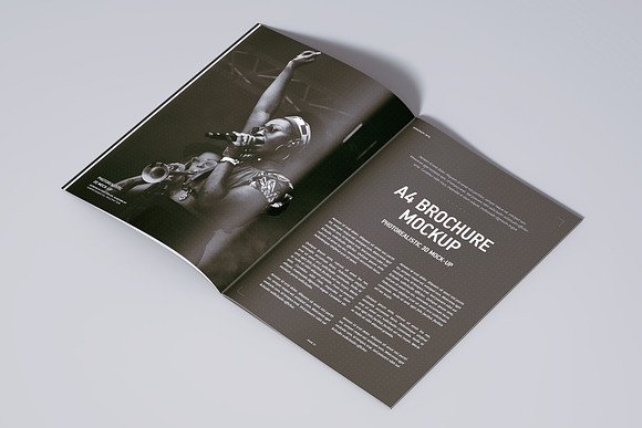 A4 Magazine | Brochure Mock-up in Print Mockups - product preview 19