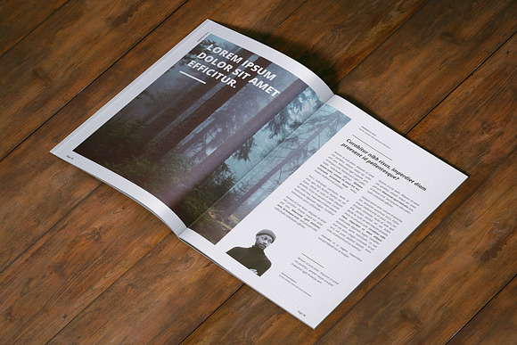 A4 Magazine | Brochure Mock-up in Print Mockups - product preview 20