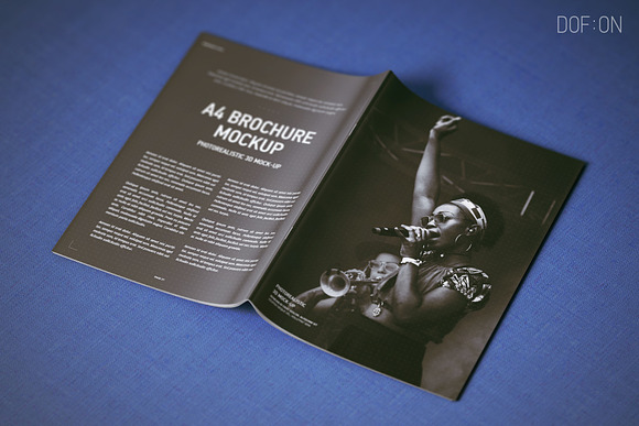 A4 Magazine | Brochure Mock-up in Print Mockups - product preview 24