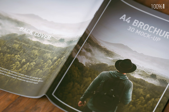 A4 Magazine | Brochure Mock-up in Print Mockups - product preview 27