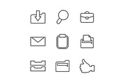 Office outline icon2