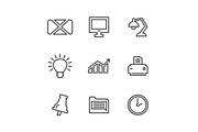 Office outline icon4