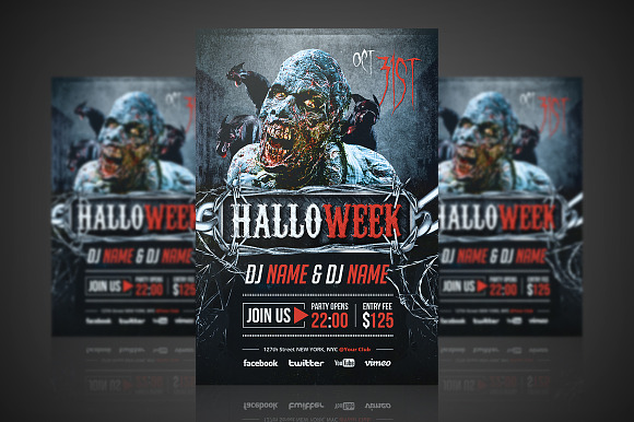 Halloweek - Flyer / Poster in Flyer Templates - product preview 1