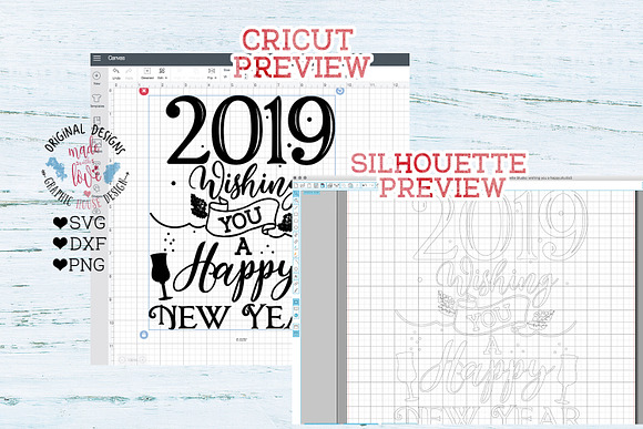 2019 Wishing you a Happy New Year in Illustrations - product preview 1