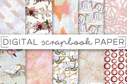 Pastel Abstract Painterly Paper Set