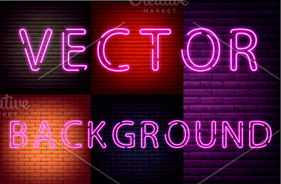 Vector neon  in Illustrations - product preview 2