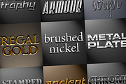Metal Photoshop Styles Pack 1