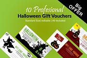 10 Halloween Vouchers Bundle
